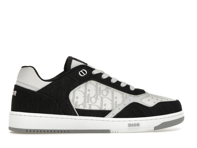 Dior B27 Low Blanc Noir Denim