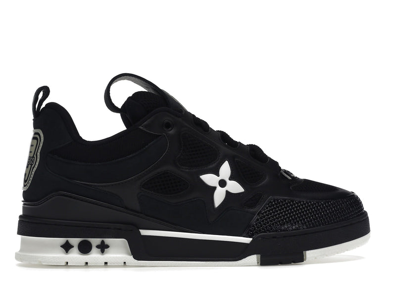 Baskets de skate Louis Vuitton LV Noir Blanc