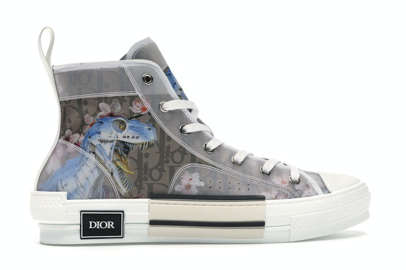 Dior B23 High Canvas Sorayama Dinosaure Marron