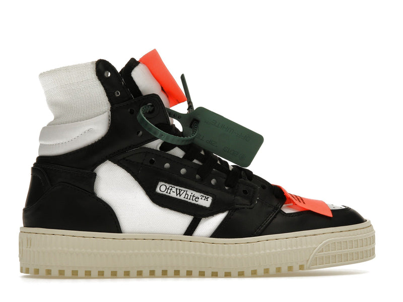 OFF-WHITE Off Court 3.0 Cuir Toile Noir Blanc 