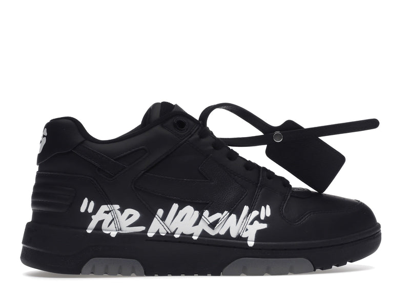 OFF-WHITE Out Of Office OOO « For Walking » Baskets basses Noir Blanc 