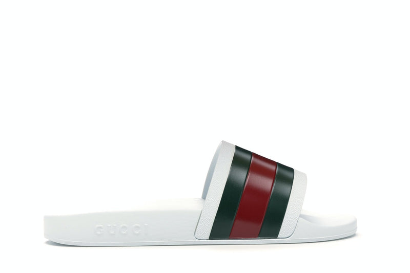 Claquettes de piscine Gucci Pursuit blanches