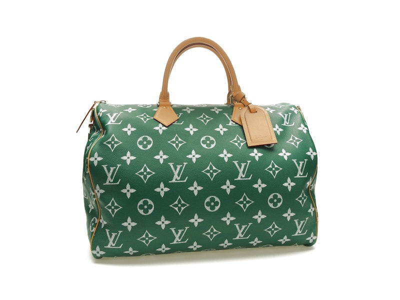 Louis Vuitton Speedy P9 Bandoulière 50 Monogramm Leder Grün