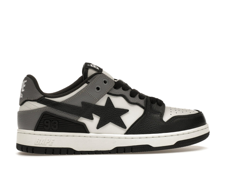 A Bathing Ape Sk8 Sta #5 Schwarz Weiß Grau