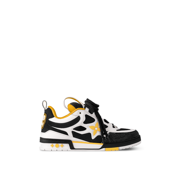 Baskets Louis Vuitton LV Skate Jaune Noir Blanc 57th Street NYC
