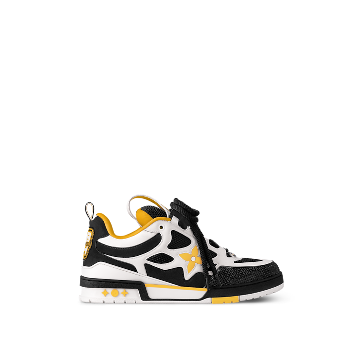 Baskets Louis Vuitton LV Skate Jaune Noir Blanc 57th Street NYC