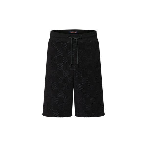 Louis Vuitton Damier French Terry Baumwollshorts Meteorit