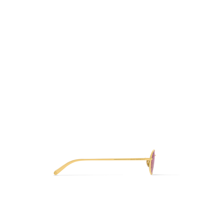 Louis Vuitton LV Sonnenbrille Helles Oval