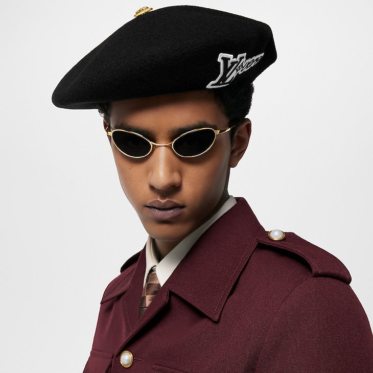 Lunettes de soleil Louis Vuitton LV Wire Or Noir