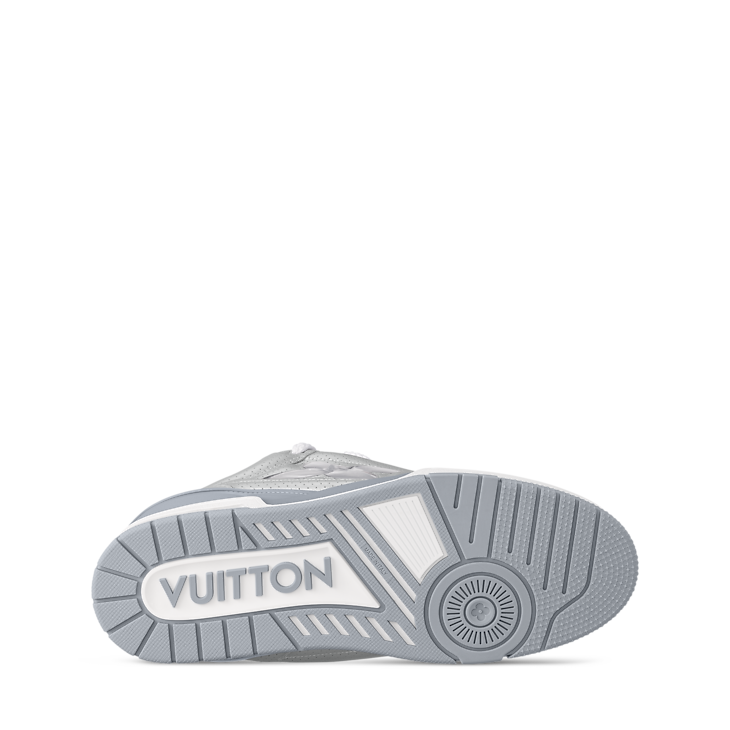 Louis Vuitton LV Skate Silver Metallic and perforated calf leather