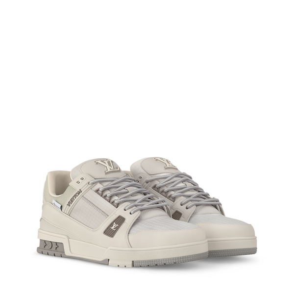 Louis Vuitton LV Trainer Sneaker Grey color