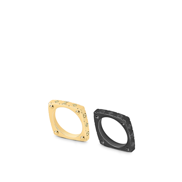 Monogramm-Ringe aus Edelstahl