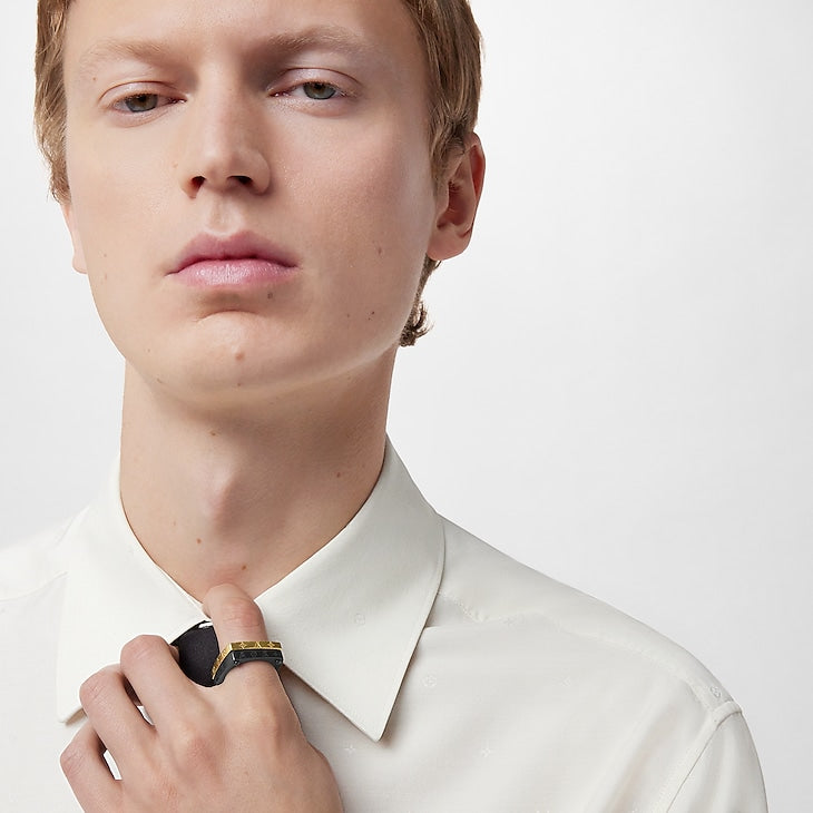 Monogramm-Ringe aus Edelstahl