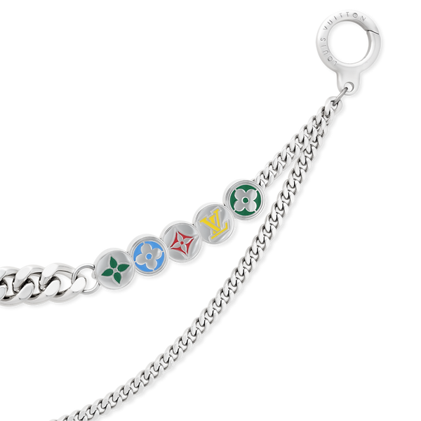 Louis Vuitton Kettengürtel Silberfarbene Hardware