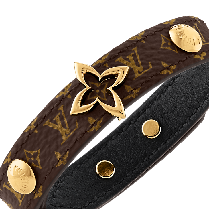 Bracelet Louis Vuitton Blooming Monogram Marron