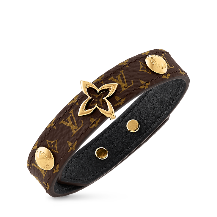 Bracelet Louis Vuitton Blooming Monogram Marron