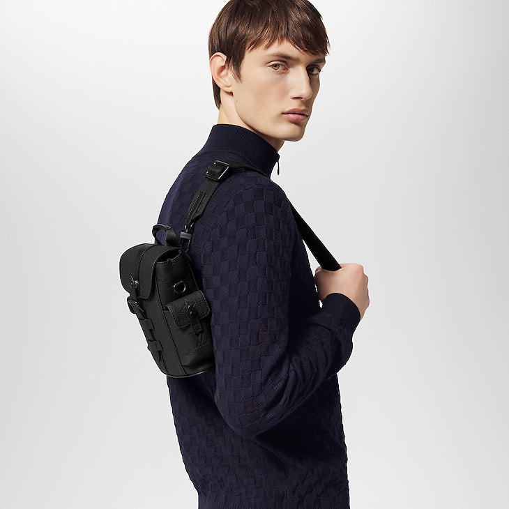Louis Vuitton Backpack Christopher Nano Noir Black