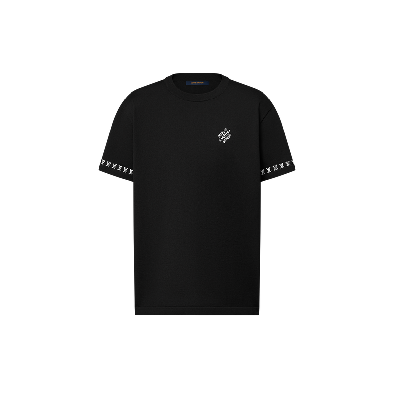 Louis Vuitton Short-Sleeved Cotton Crewneck Black