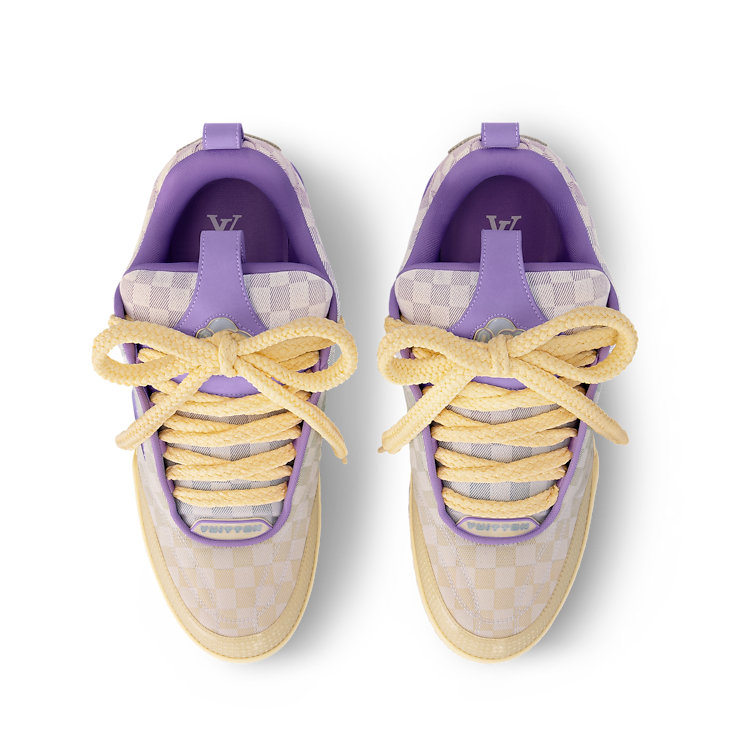 Louis Vuitton LV Skate Denim à damier dégradé violet