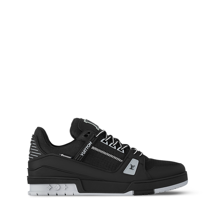 Baskets Louis Vuitton LV Trainer couleur noire