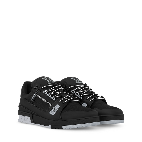 Baskets Louis Vuitton LV Trainer couleur noire