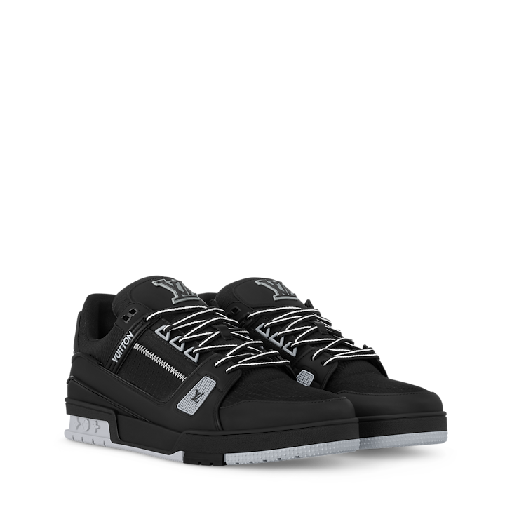 Baskets Louis Vuitton LV Trainer couleur noire