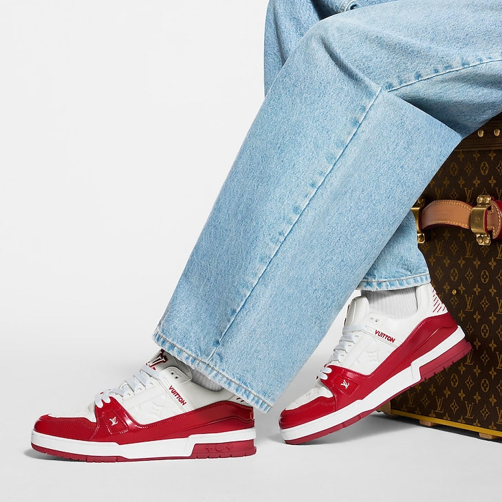 Louis Vuitton LV Trainer Sneaker Red