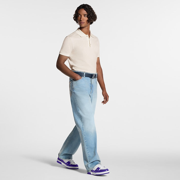 Louis Vuitton LV Trainer Sneaker Purple