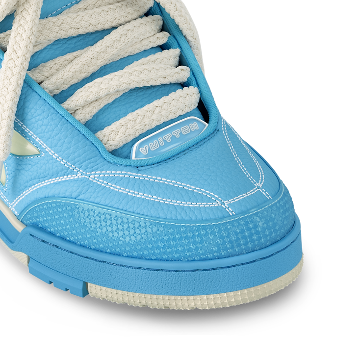 Baskets de skate Louis Vuitton Bleu Blanc