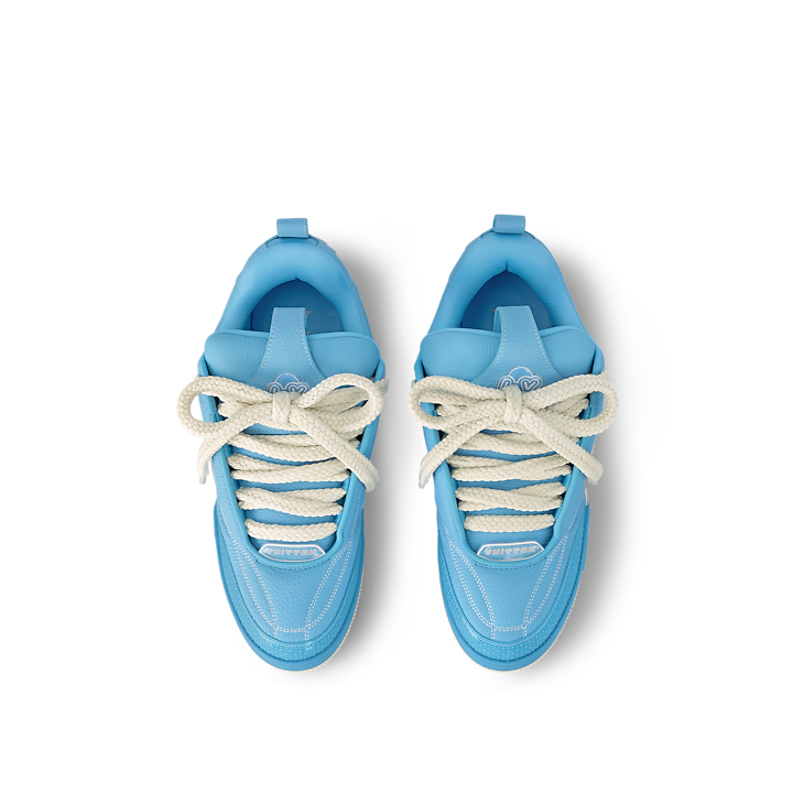 Baskets de skate Louis Vuitton Bleu Blanc
