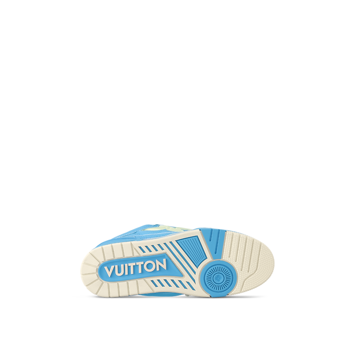 Baskets de skate Louis Vuitton Bleu Blanc