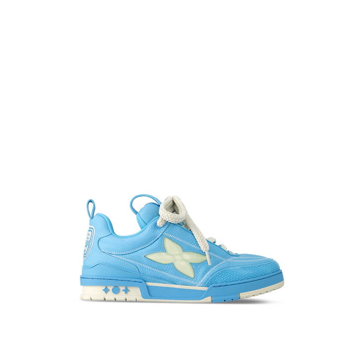Baskets de skate Louis Vuitton Bleu Blanc