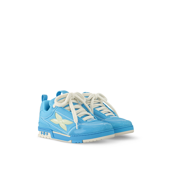 Baskets de skate Louis Vuitton Bleu Blanc