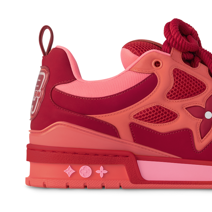 Baskets de skate Louis Vuitton LV Rouge