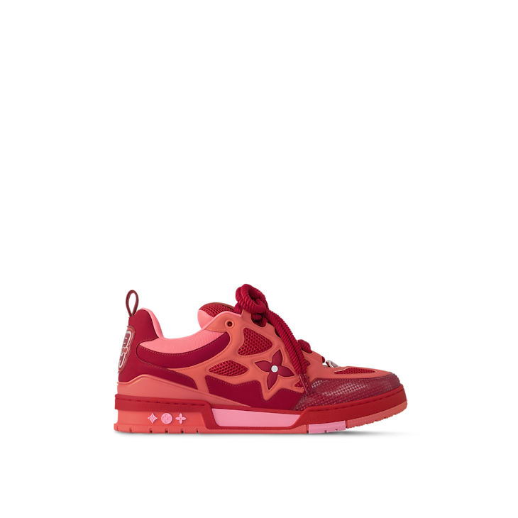 Baskets de skate Louis Vuitton LV Rouge