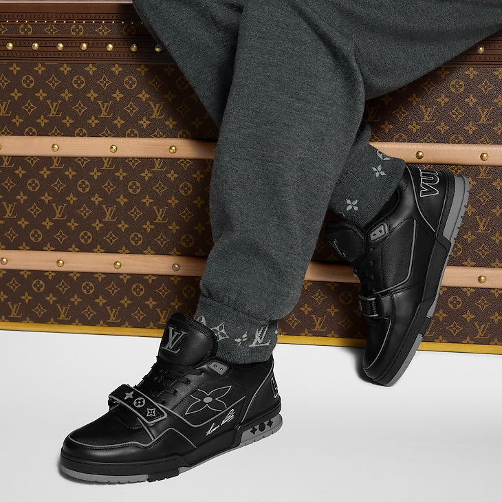 Louis Vuitton LV Trainer Sports Sneaker Black