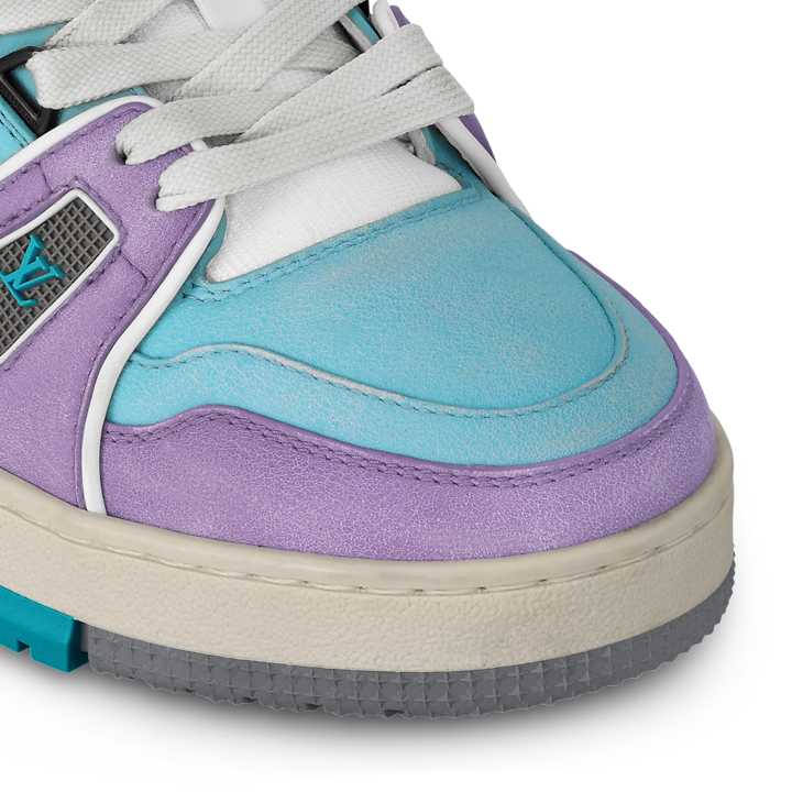 Baskets Louis Vuitton LV Bleu Violet