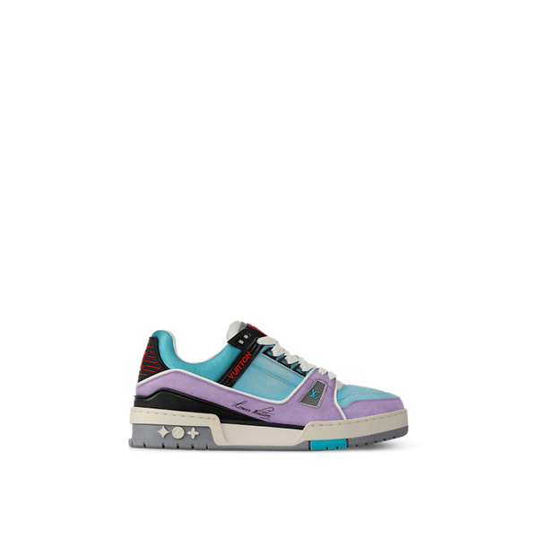 Baskets Louis Vuitton LV Bleu Violet