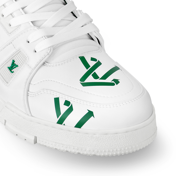 Baskets Louis Vuitton LV Blanc Vert