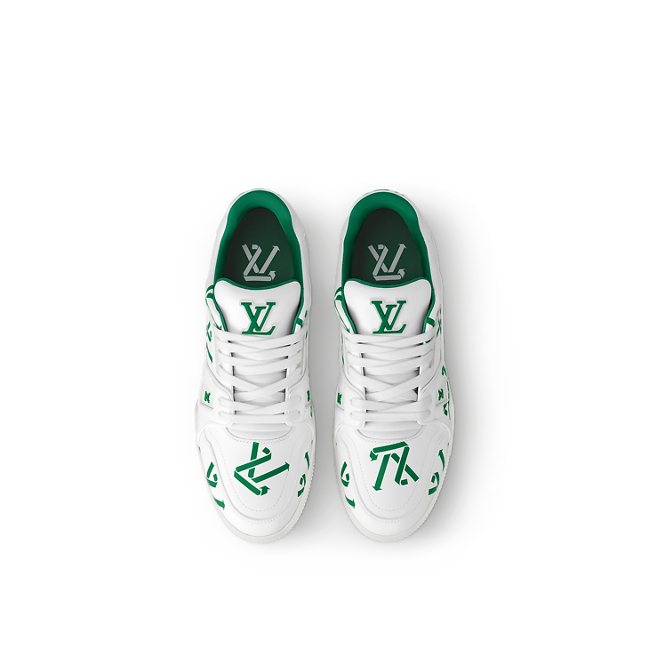 Baskets Louis Vuitton LV Blanc Vert