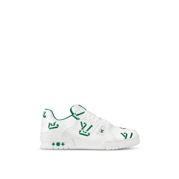 Baskets Louis Vuitton LV Blanc Vert