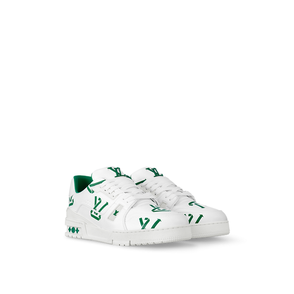 Baskets Louis Vuitton LV Blanc Vert