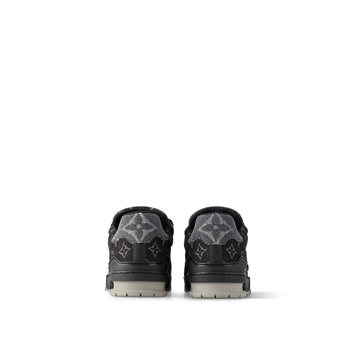 Baskets Louis Vuitton Trainer LV Denim Noir