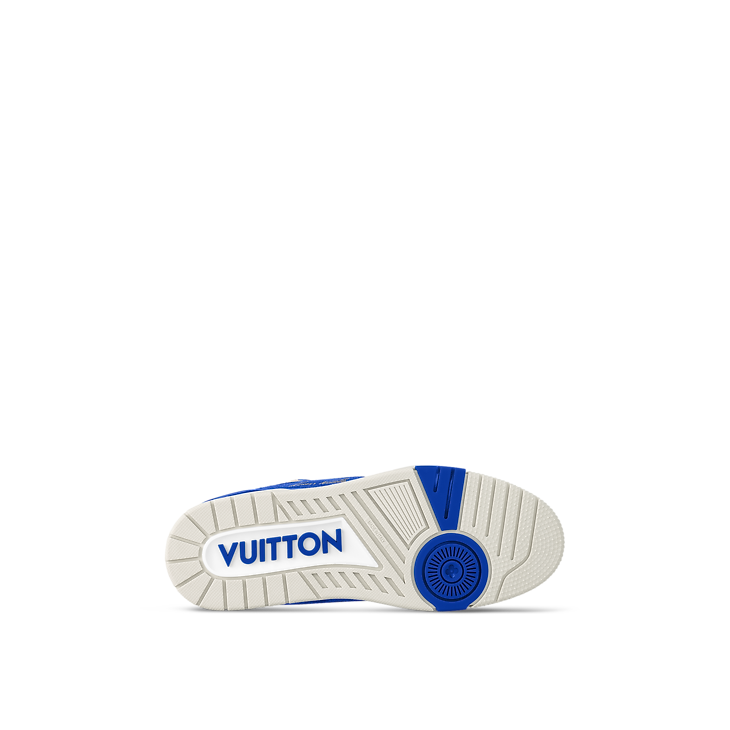 Baskets Louis Vuitton Trainer LV Bleu Beige