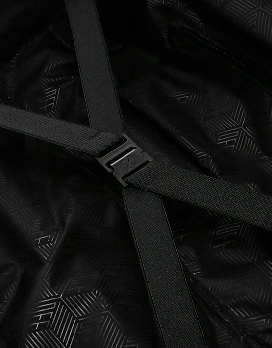 OFF-WHITE Citation Bagage "POUR VOYAGER" Blanc/Noir