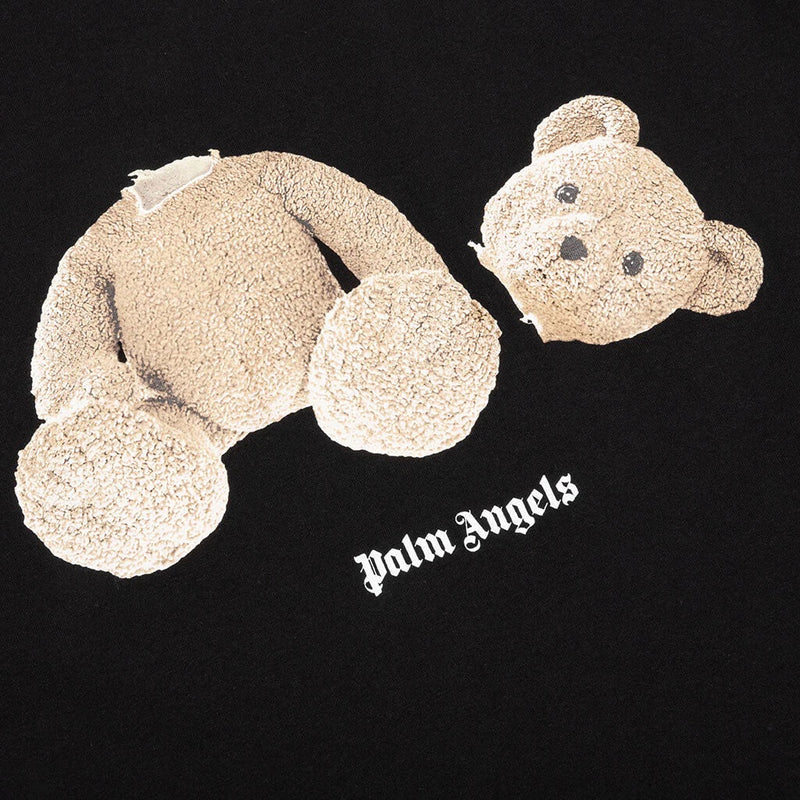 T-shirt ours en peluche Palm Angels noir